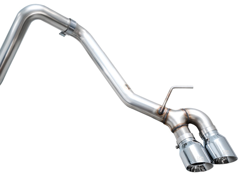 AWE Tuning Exhaust for 4th Gen Toyota Tacoma Dual Chrome Silver Tips