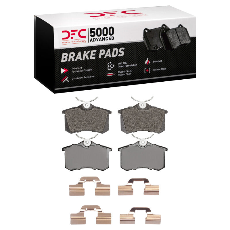 DFC 99-15 Audi TT Rear 5000 Advanced Ceramic Brake Pads and Hardware Kit