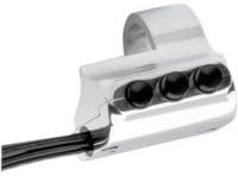 Performance Machine Switch Assembly 3 Button Left Side - Chrome
