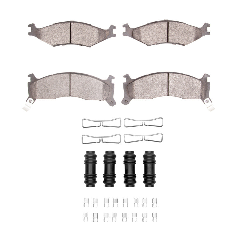 R1 Concepts R1 95-97 Kia Sportage (USA/Canada) Front Semi Met Pads & Hardware Kit