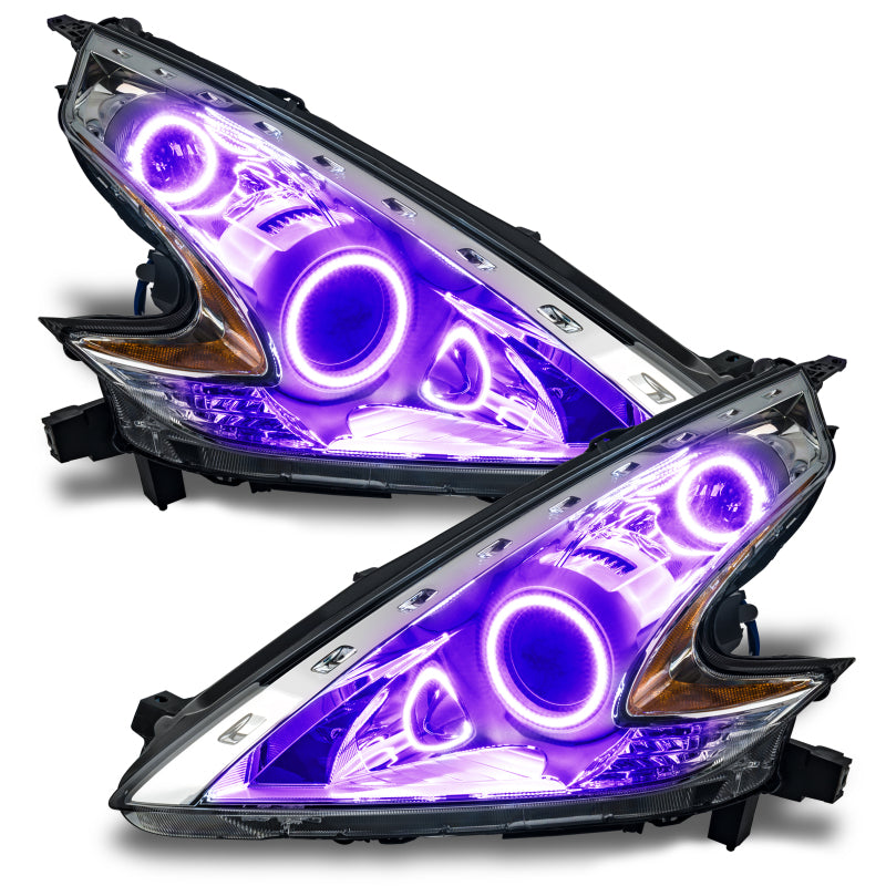 ORACLE Lighting Oracle Nissan 370 Z 09-20 Dual Halo Kit - ColorSHIFT w/ BC1 Controller