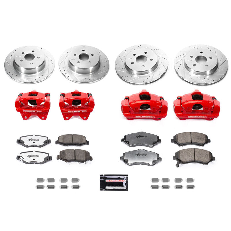 PowerStop Power Stop 07-17 Jeep Wrangler Front & Rear Big Brake Conversion Kit