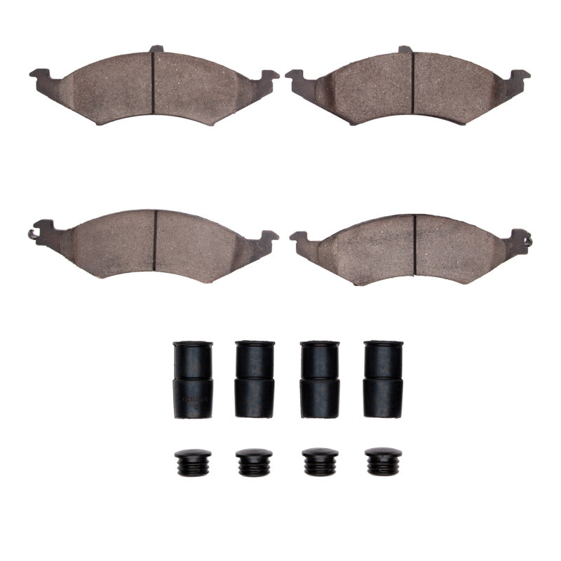 R1 Concepts R1 86-93 Ford Taurus SHO Front Semi Met Pads & Hardware Kit