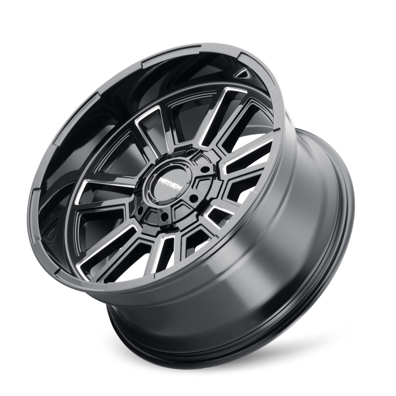 Mayhem 8115 Apollo 20x9 / 8x170 BP / 0mm Offset / 125.2mm Hub Black w/ Milled Spokes Wheel