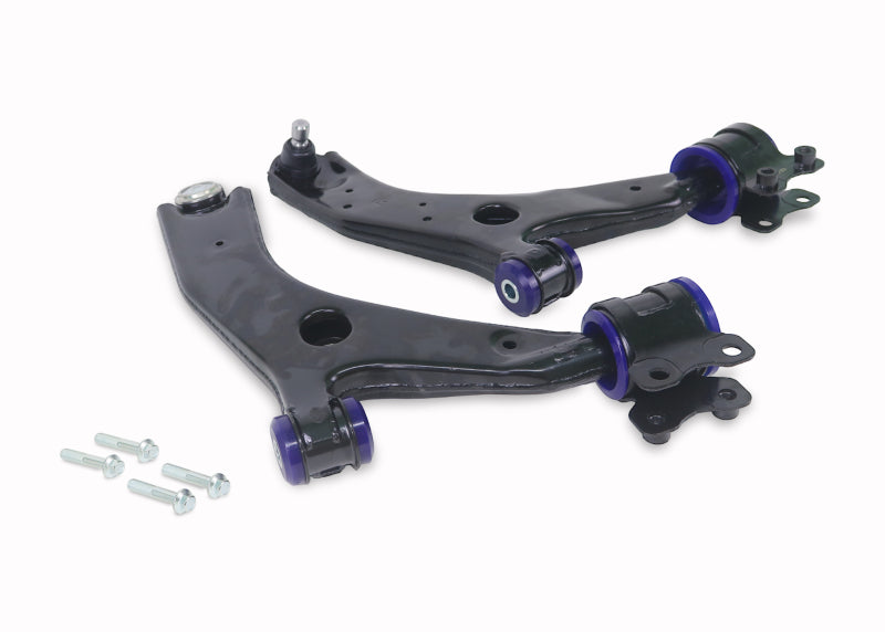 SuperPro 2004 Mazda 3 i Front Lower Control Arm Set w/ Bushings