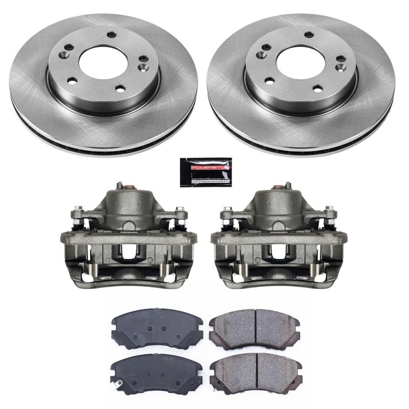PowerStop Power Stop 10-11 Kia Soul Front Autospecialty Brake Kit w/Calipers