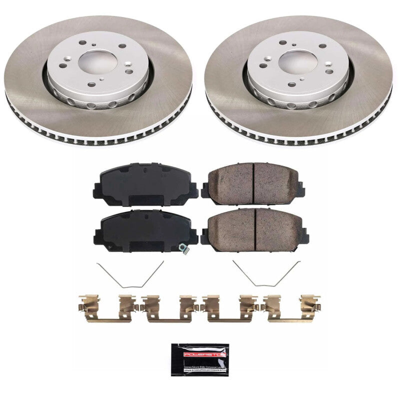 PowerStop Power Stop 13-18 Acura RDX Front Semi-Coated Rotor Kit