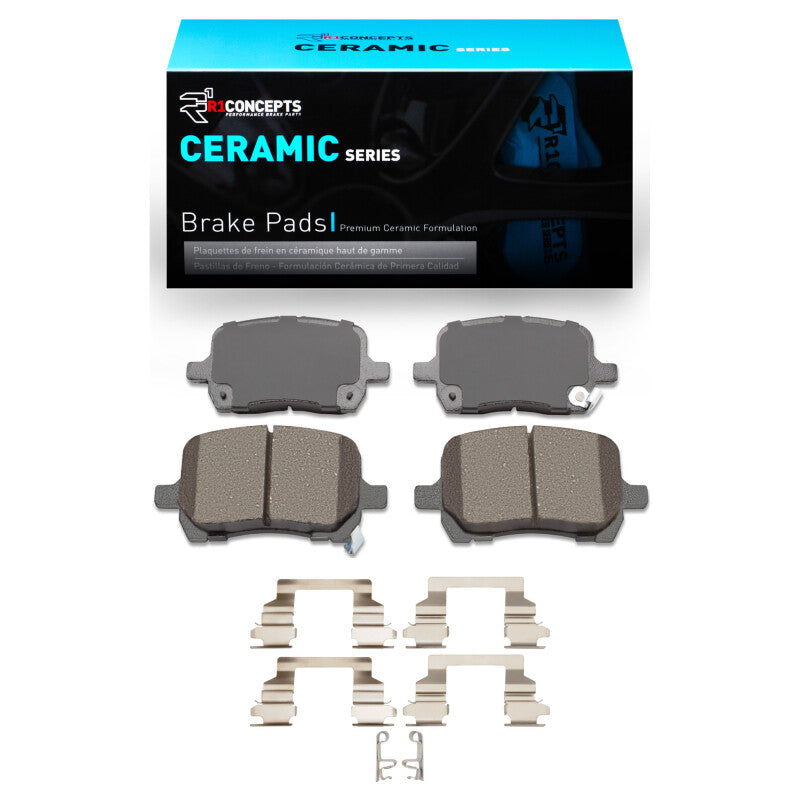 R1 Concepts R1 2004-2012 Chevrolet HHR Front R1 Ceramic Pads & Hardware Kit