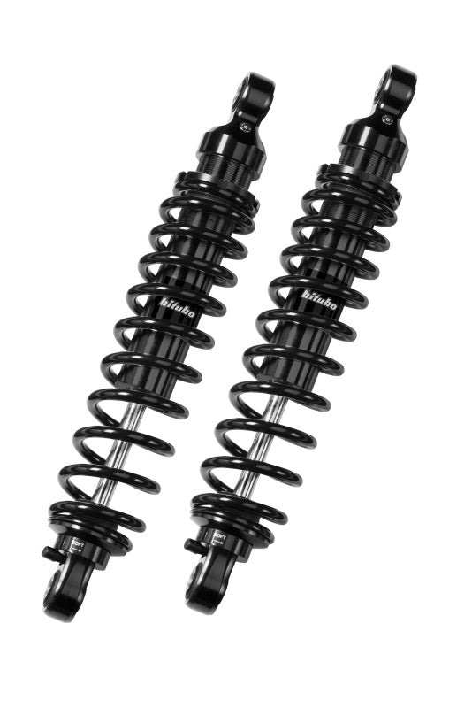 Bitubo Suspension Bitubo WME0 Twinshocks Adjustable: Spring Preload, Rebound, Length 316mm, Dark Edition