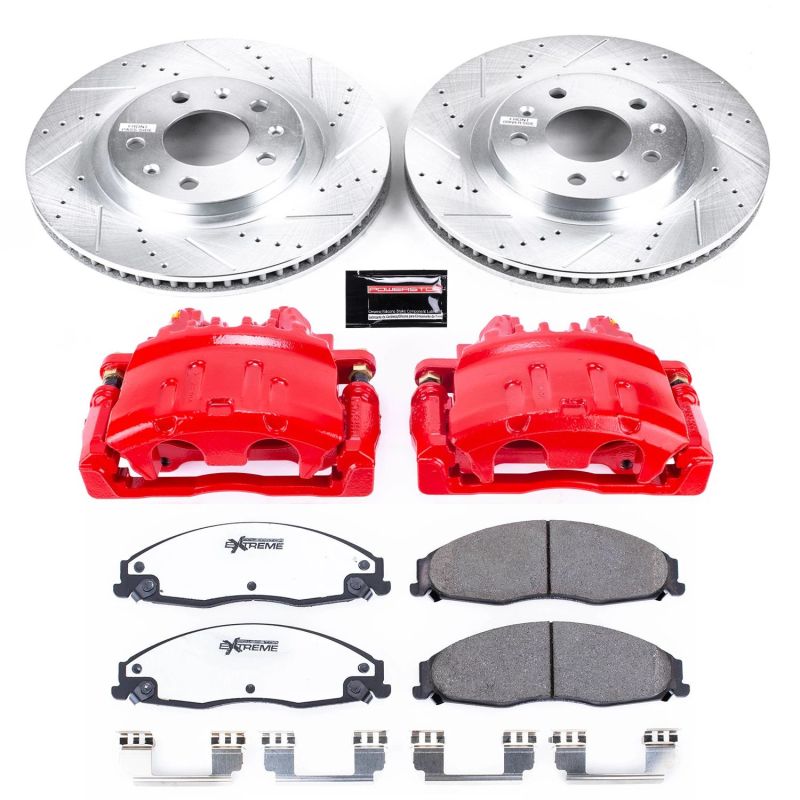 PowerStop Power Stop 03-07 Cadillac CTS Front Z26 Street Warrior Brake Kit w/Calipers