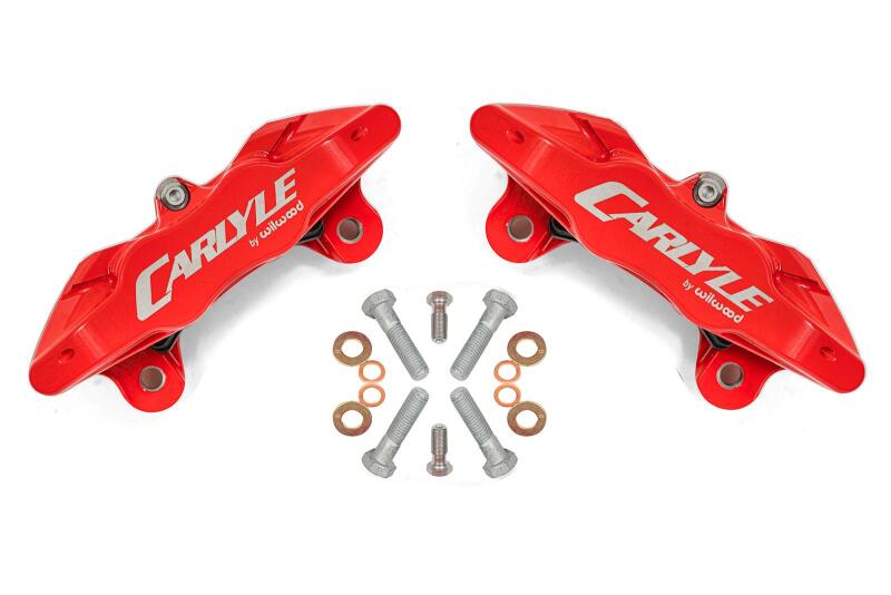 BMR Suspension BMR 14-19 Chevrolet Corvette / 10-15 Camaro Brake Calipers Only for 15in Conversion Kit - Red