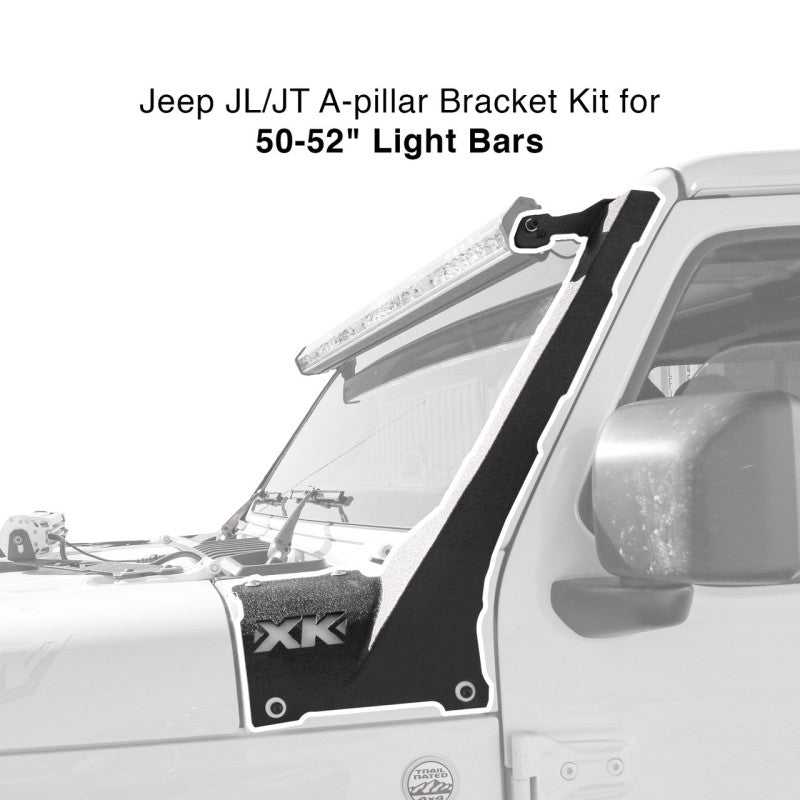 XKGLOW XK Glow Jeep JL JT A-pillar Bar Spacer Kit 50In