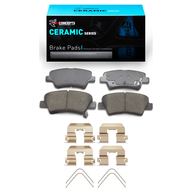 R1 Concepts R1 17-25 Hyundai Nexo Rear Ceramic Pads & Hardware Kit