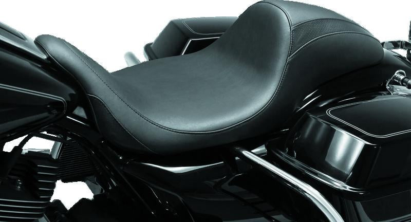 Mustang Motorcycle Mustang 08-21 Harley Electra Glide, Rd Glide, Rd King, Str Glide Hightail Fastback 1PC Seat - Black