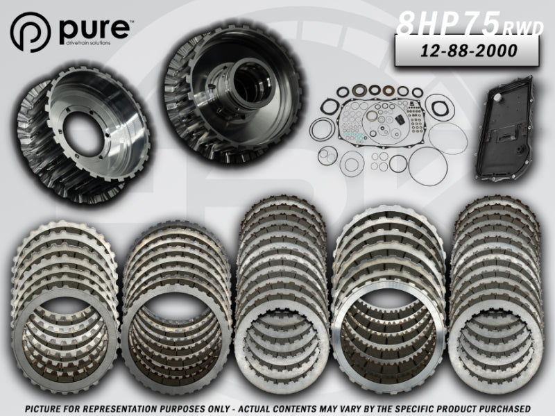 Pure Drivetrain Solutions Pure Drivetrain 8HP75 High Performance Transmission Hard Parts Kit - RWD - Stage 2