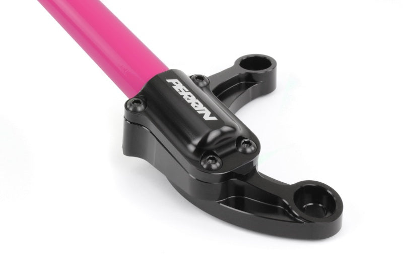 Perrin Performance PERRIN 02-07 Subaru WRX/STi/Impreza / 04-08 Forester Front Strut Brace - Hyper Pink