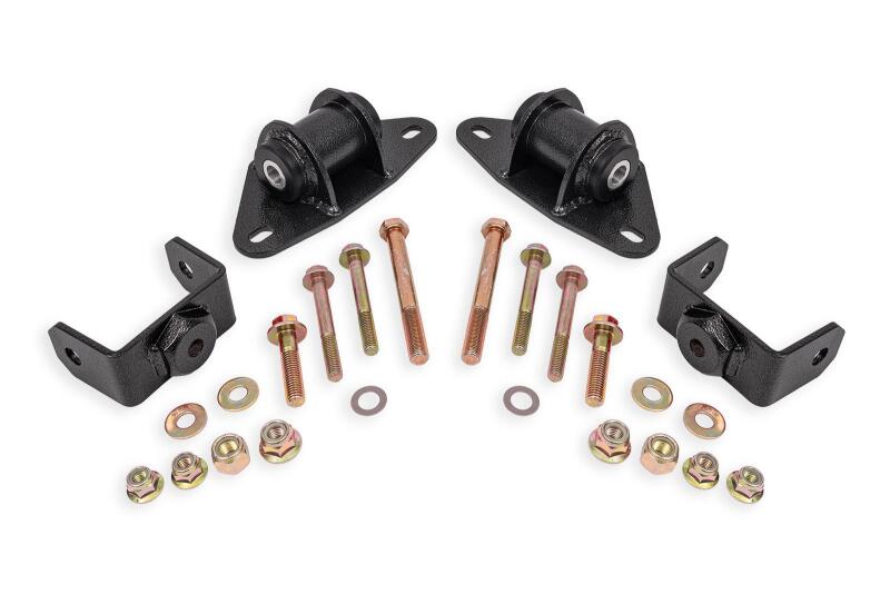 BMR Suspension BMR 14-19 Chevrolet Corvette Motor Mount Kit - Black Hammertone