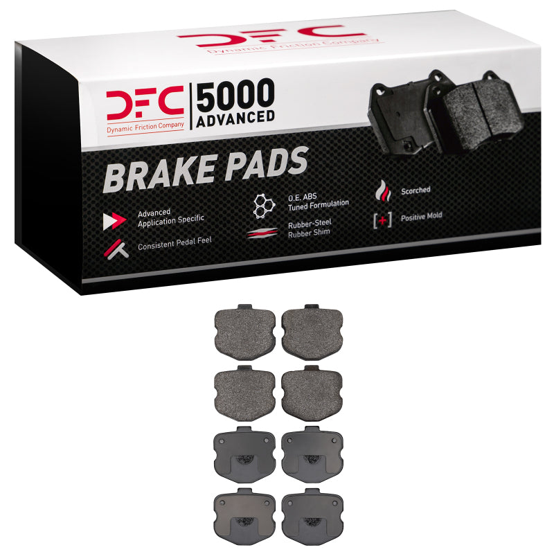 DFC 06-13 Chevrolet Corvette Rear 5000 Advanced Low Metallic Brake Pads