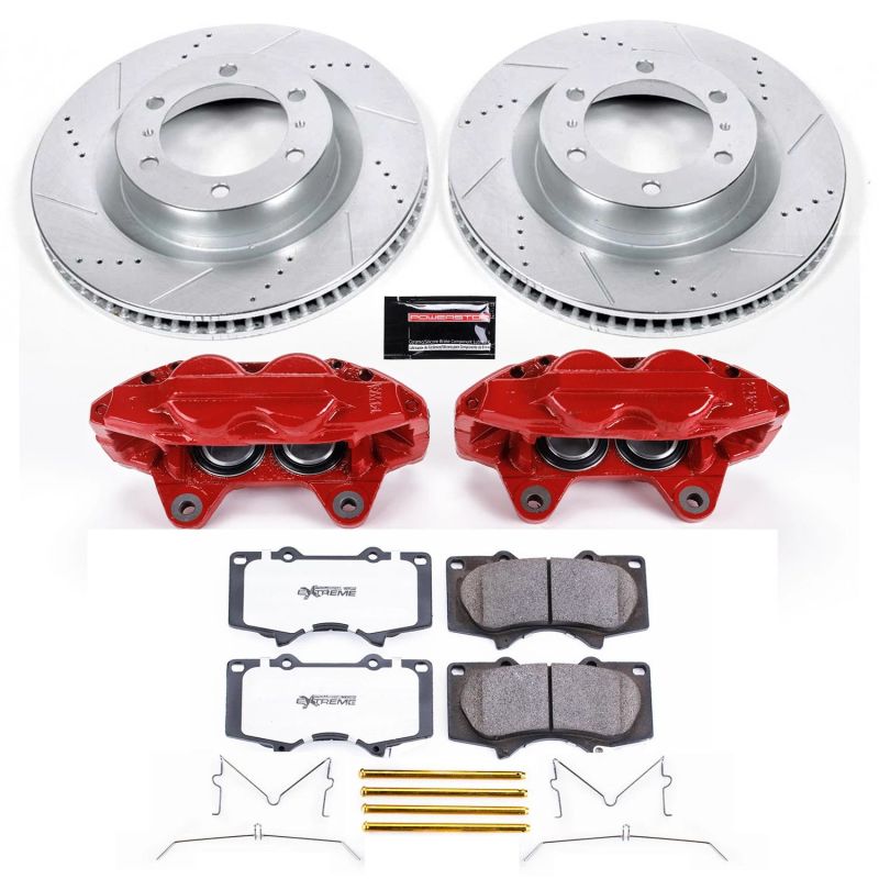 PowerStop Power Stop 10-15 Toyota 4Runner Front Z36 Truck & Tow Kit w/Cals