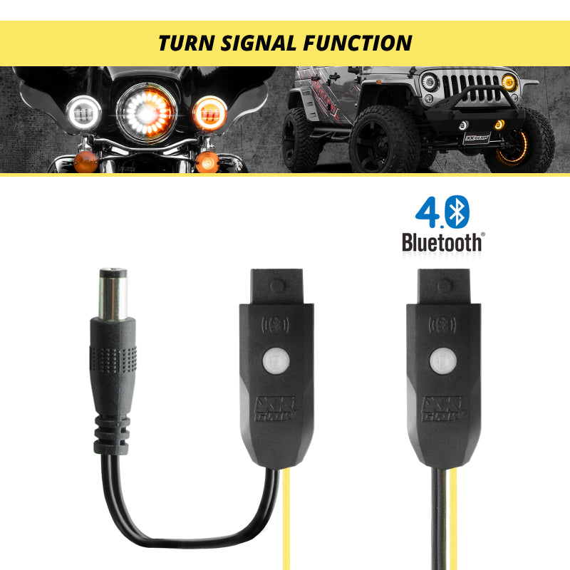 XKGLOW XK Glow Mini XKchrome 12V Controller w/ Turn Signal Function 2pc