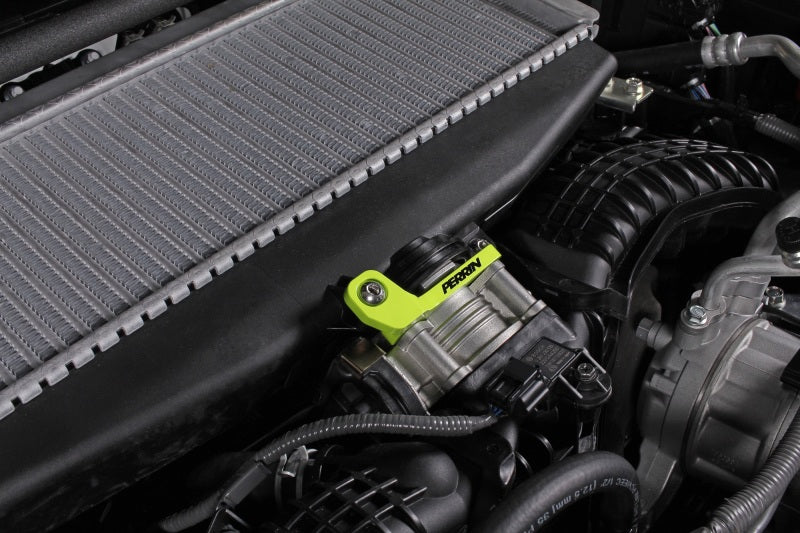 Perrin Performance PERRIN 22-26 Subaru WRX / 19-25 Ascent / 20-25 Outback & Legacy Turbo TMIC Bracket - Neon Yellow