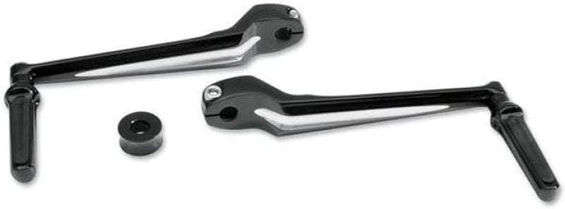 Performance Machine Shift Lever Assembly Floorboard - Black Ano
