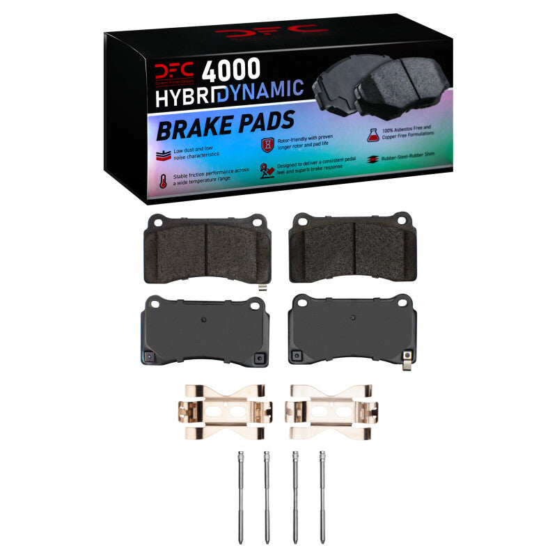 DFC 09-21 Nissan GT-R Rear 4000 HybriDynamic Brake Pads and Hardware Kit
