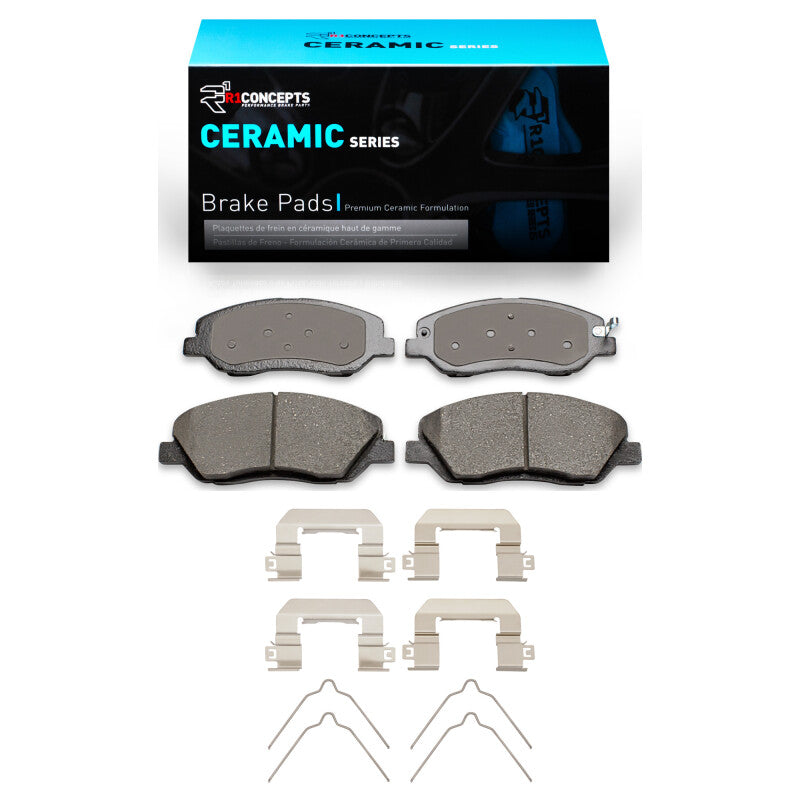 R1 Concepts R1 06-19 Hyundai Santa Fe XL Front Ceramic Pads & Hardware Kit