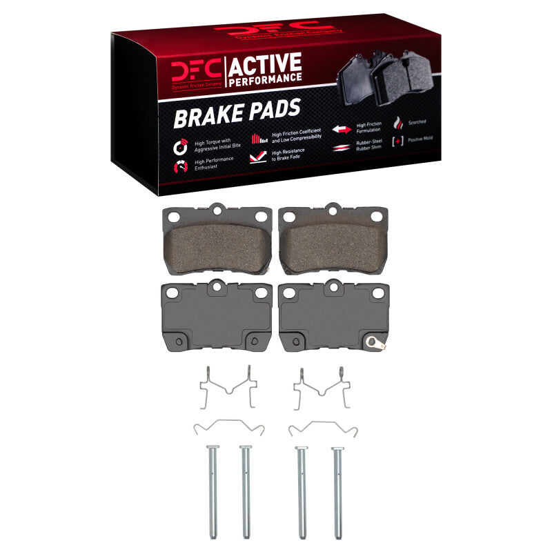 DFC 06-13 Lexus GS350 Rear Active Performance Pads and Hardware Kit