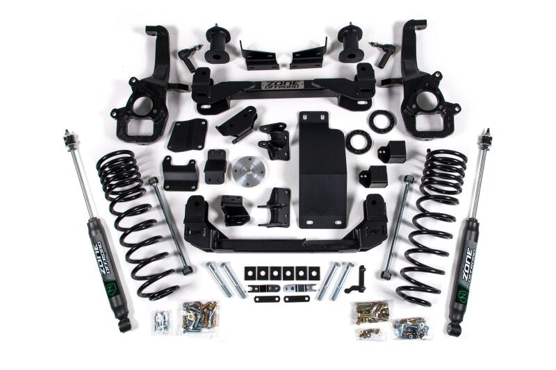 Zone Offroad 2025 Ram 1500 4WD 6in Front 5in Rear Susp. Lift System - Std Bore - Nitro Rear Shocks