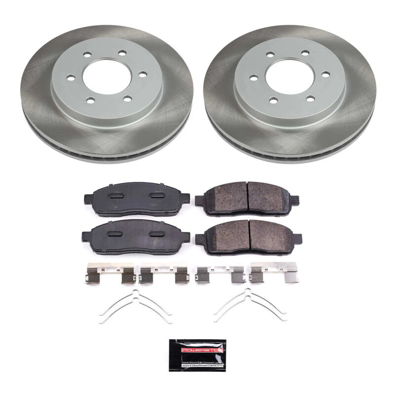 PowerStop Power Stop 06-08 Lincoln Mark LT Front Semi-Coated Rotor Kit