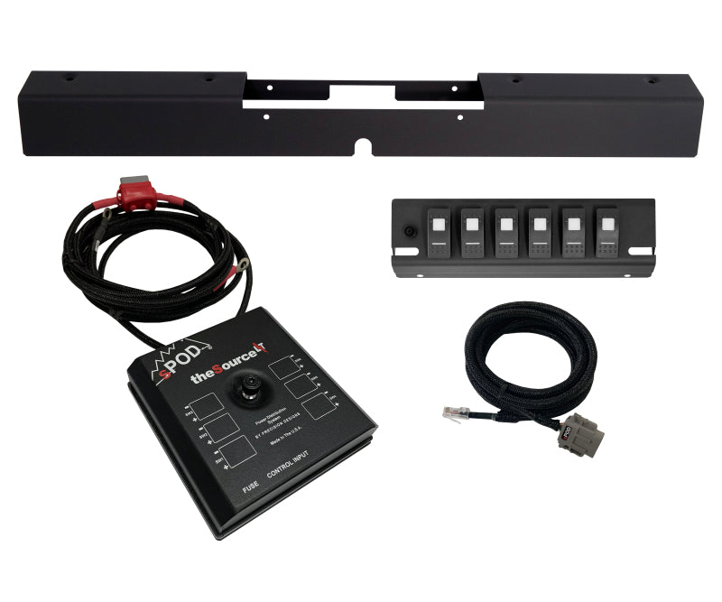 sPOD 03-06 Jeep Wrangler TJ/LJ SourceLT w/ Blue LED Switches