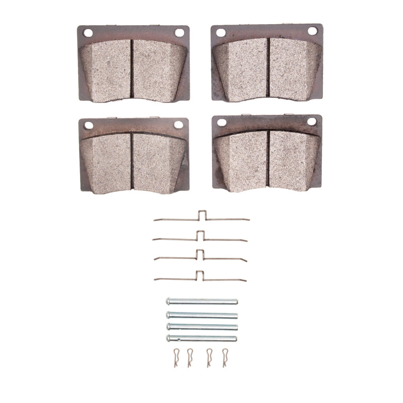 R1 Concepts R1 1961-1979 Jaguar XKE Front R1 Semi Met Pads & Hardware Kit