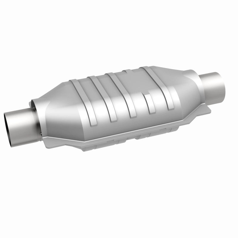 MagnaFlow Univ Cat Conv 2.25in Inlet/Outlet Center/Center Oval 12in Body L x 7in W x 16in Overall L