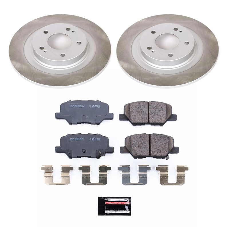 PowerStop Power Stop 13-20 Mitsubishi Outlander Sport Rear Semi-Coated Rotor Kit