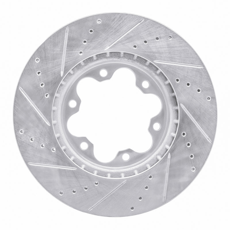 R1 Concepts R1 03-06 Renault Laguna (Mexico) Front Right Drilled & Slotted Silver Brake Rotor
