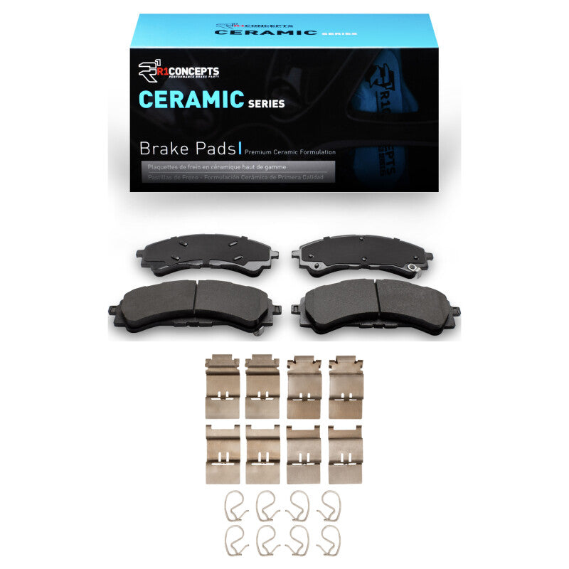 R1 Concepts R1 -25 Ford Ranger (USA/Canada) Front Ceramic Pads & Hardware Kit