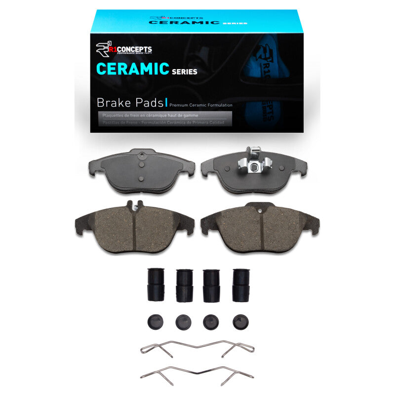 R1 Concepts R1 2009-2015 Mercedes-Benz GLK280 (Mexico) Rear R1 Ceramic Pads & Hardware Kit