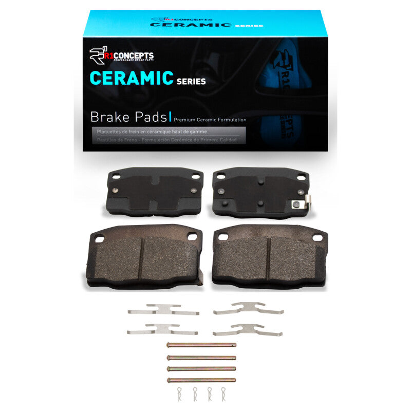 R1 Concepts R1 88-90 Pontiac 6000 Rear Ceramic Pads & Hardware Kit