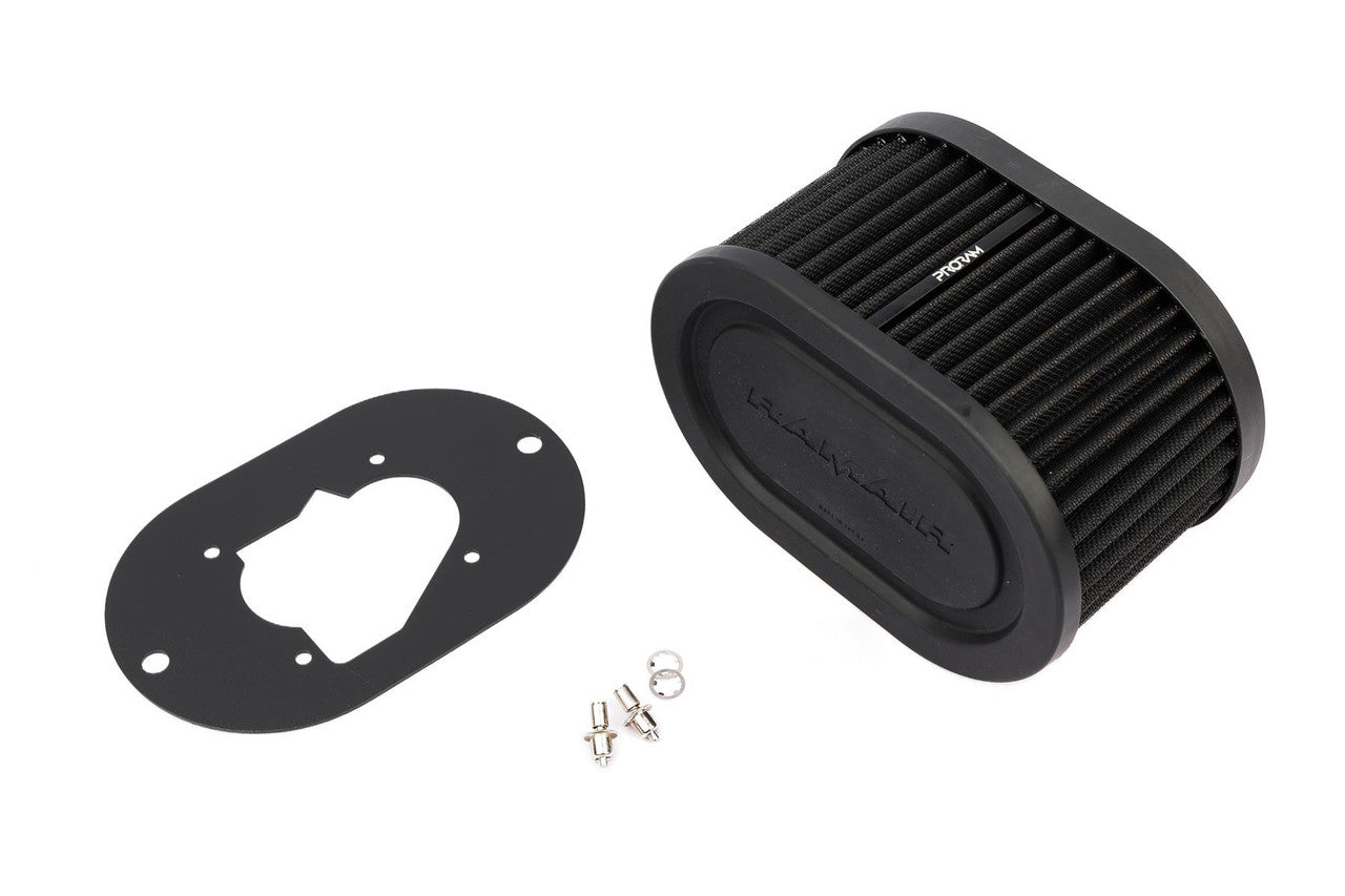 Ramair Pleated Carburettor Air Filter Baseplate to fit Weber 32/34 DMTL DMTR DATR 100mm