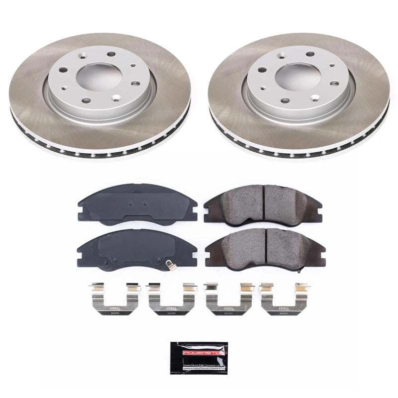 PowerStop Power Stop 05-09 Kia Spectra5 Front Semi-Coated Rotor Kit