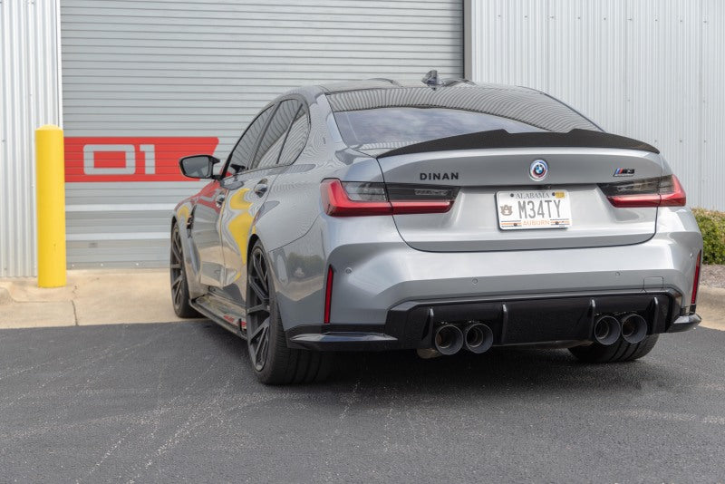 Dinan 21-27 BMW M3/M4 (G80/G82/G83) Valved Axleback Exhaust System - Polished Tips
