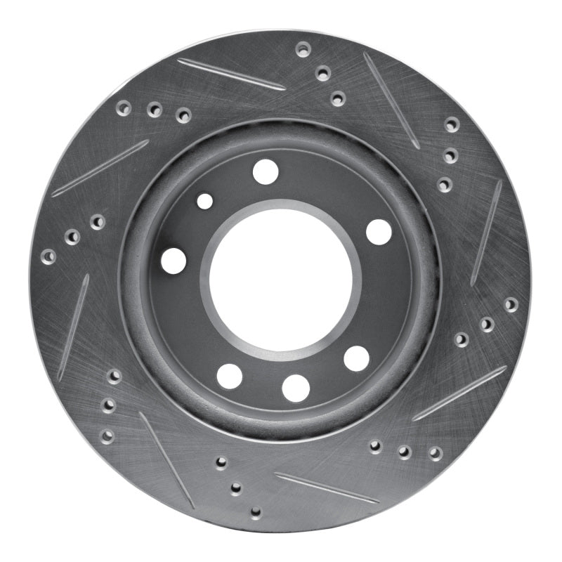 R1 Concepts R1 02-06 Dodge Sprinter 2500 Front Left Drilled & Slotted Silver Brake Rotor