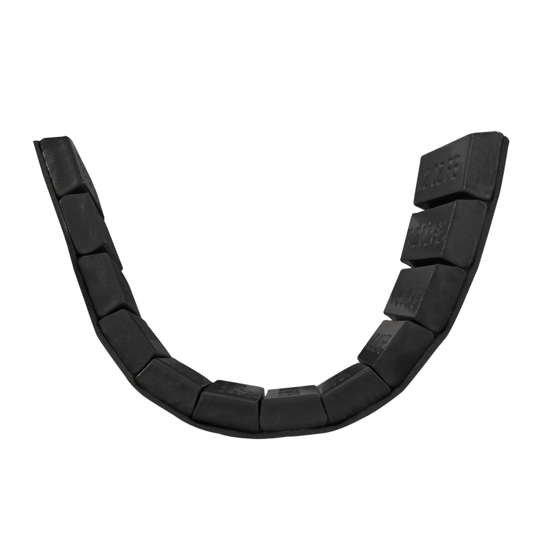 Counteract 1/2oz Trapzeium Steel Adhesive Wheel Weights Roll - Black - 300pcs - .5oz (150oz)