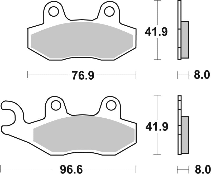 Brembo Powersports Brembo Sinter Prime Brake Pad