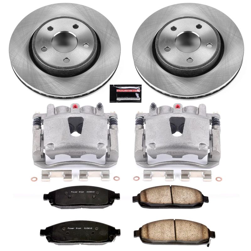 PowerStop Power Stop 05-10 Jeep Grand Cherokee Front Autospecialty Kit w/Cals