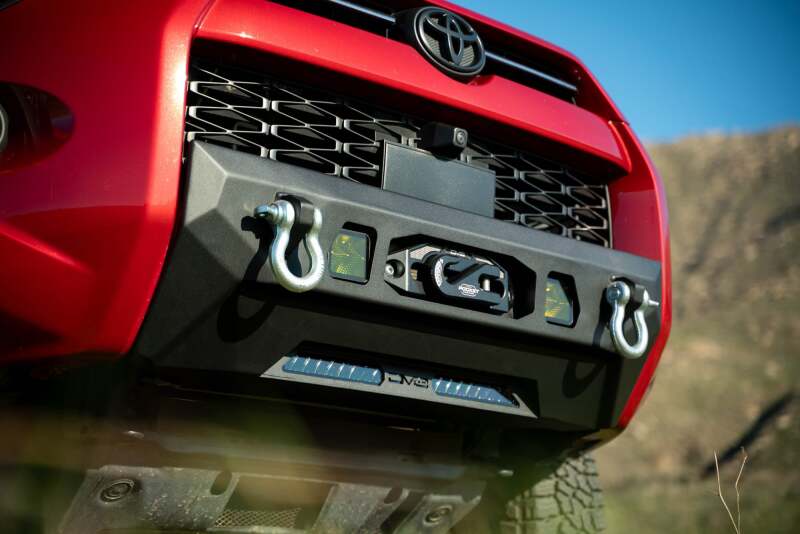 DV8 Offroad 14-24 Toyota 4Runner Centric Series Winch Front Bumper