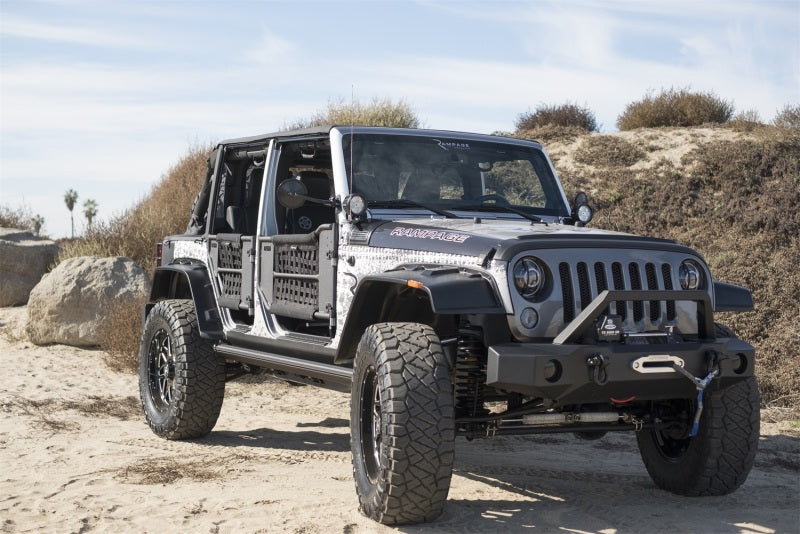 Rampage 2007-2018 Jeep Wrangler(JK) TrailGuard Front Bumper - Black