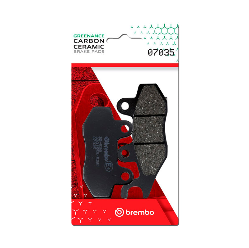 Brembo Powersports Brembo Malaguti Centro/Malaguti Blog/TGB Arkos Tec Carbon Ceramic Brake Pad - Front