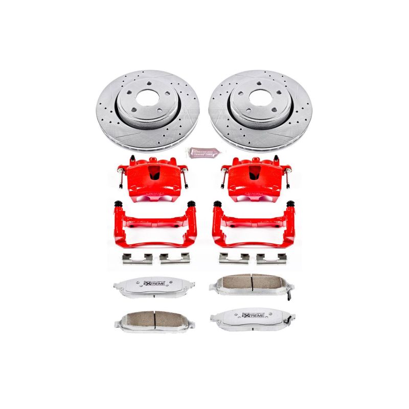 PowerStop Power Stop 05-10 Jeep Gr& Cherokee Front Z26 Street Kit w/Cals